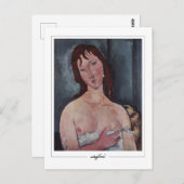 Amedeo Modigliani #123 - Fine Art Postkarte (Vorne/Hinten)