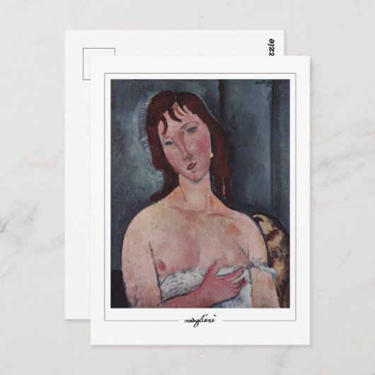 Amedeo Modigliani #123 - Fine Art Postkarte (Vorne/Hinten)