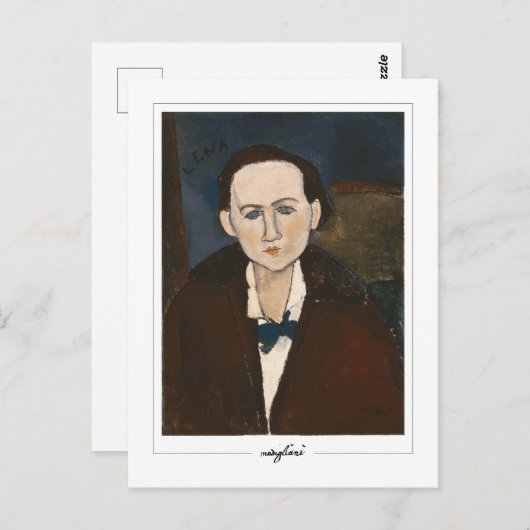 Amedeo Modigliani #142 - Fine Art Postkarte (Vorne/Hinten)