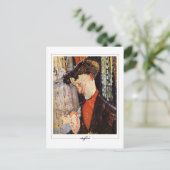 Amedeo Modigliani #146 - Fine Art Postkarte (Stehend Vorderseite)