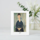 Amedeo Modigliani #15 - Fine Art Postkarte (Stehend Vorderseite)
