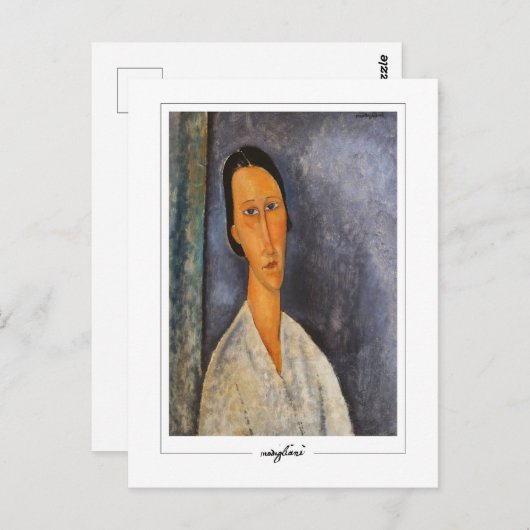 Amedeo Modigliani #184 - Fine Art Postkarte (Vorne/Hinten)