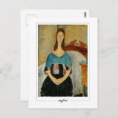 Amedeo Modigliani #1 - Fine Art Postkarte (Vorne/Hinten)