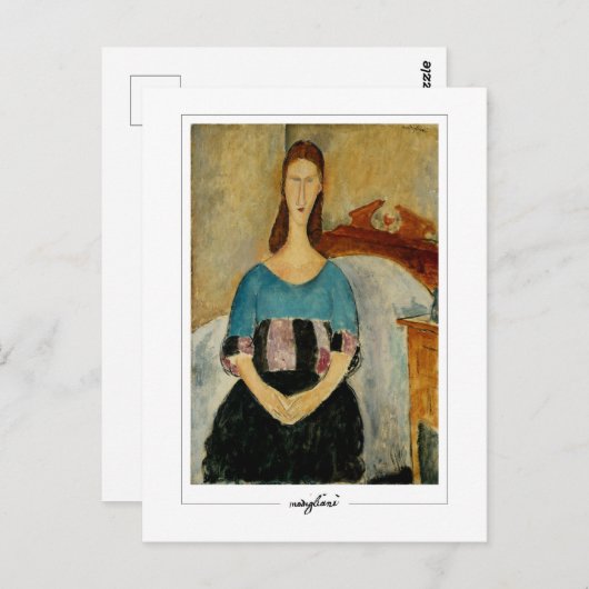 Amedeo Modigliani #1 - Fine Art Postkarte (Vorne/Hinten)