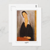 Amedeo Modigliani #200 - Fine Art Postkarte (Vorne/Hinten)
