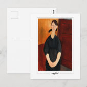 Amedeo Modigliani #255 - Feine Kunst Postkarte (Vorne/Hinten)
