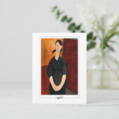 Amedeo Modigliani #255 - Fine Art Postkarte (Stehend Vorderseite)