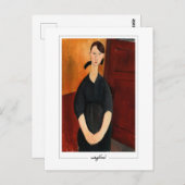 Amedeo Modigliani #255 - Fine Art Postkarte (Vorne/Hinten)