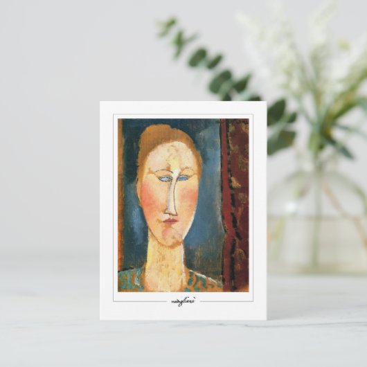 Amedeo Modigliani #281 - Fine Art Postkarte (Stehend Vorderseite)