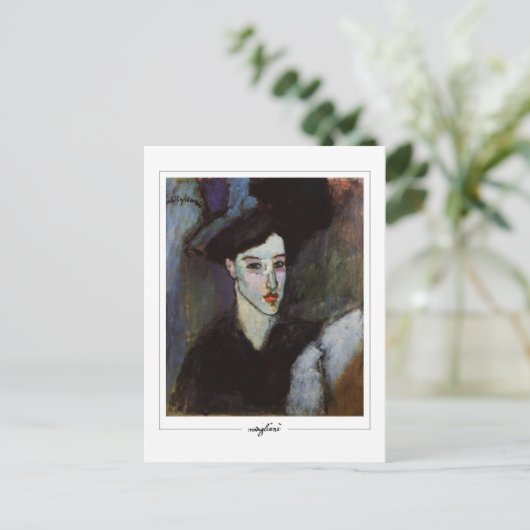 Amedeo Modigliani #304 - Fine Art Postkarte (Stehend Vorderseite)