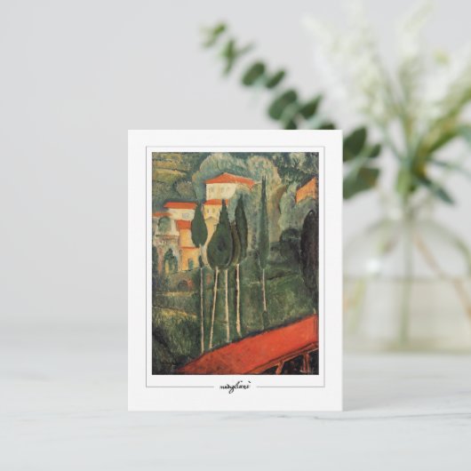 Amedeo Modigliani #334 - Fine Art Postkarte (Stehend Vorderseite)