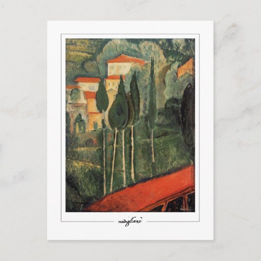 Amedeo Modigliani #334 - Kunst Postkarte (Vorderseite)