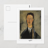 Amedeo Modigliani #351 - Feine Kunst Postkarte (Vorne/Hinten)