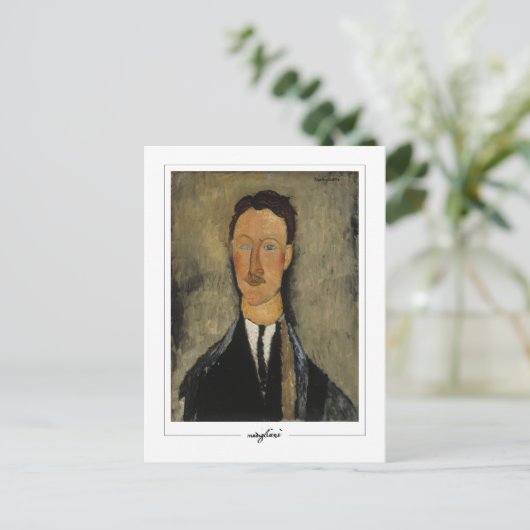 Amedeo Modigliani #351 - Fine Art Postkarte (Stehend Vorderseite)