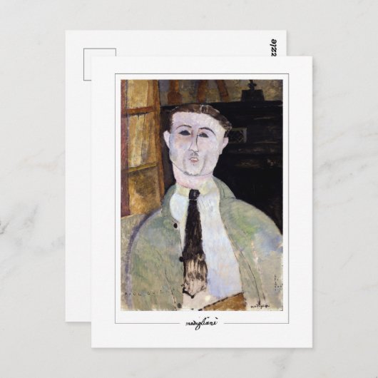 Amedeo Modigliani #352 - Fine Art Postkarte (Vorne/Hinten)