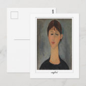 Amedeo Modigliani #353 - Feine Kunst Postkarte (Vorne/Hinten)