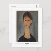 Amedeo Modigliani #353 - Fine Art Postkarte (Vorne/Hinten)