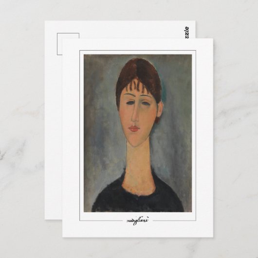 Amedeo Modigliani #353 - Fine Art Postkarte (Vorne/Hinten)