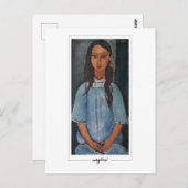Amedeo Modigliani #5 - Fine Art Postkarte (Vorne/Hinten)