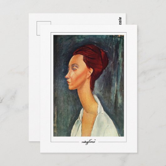 Amedeo Modigliani #70 - Fine Art Postkarte (Vorne/Hinten)