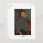 Amedeo Modigliani #96 - Fine Art Postkarte (Vorne/Hinten)
