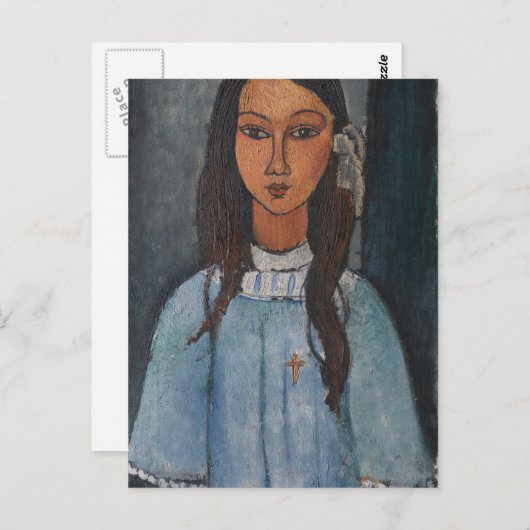 Amedeo Modigliani - Alice Postkarte (Vorne/Hinten)