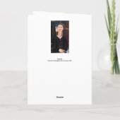 Amedeo Modigliani - Antonia Karte (Rückseite)