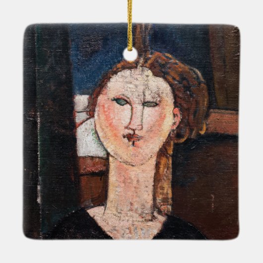 Amedeo Modigliani - Antonia Keramikornament (Rückseite)