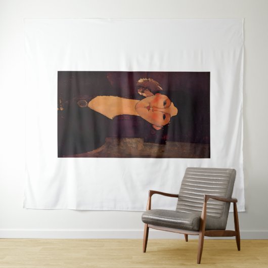 Amedeo Modigliani art work Wandteppich (Beispiel (Horizontal))