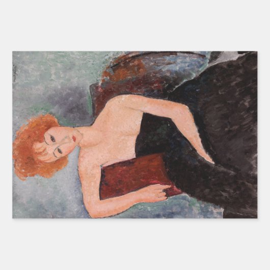 Amedeo Modigliani - Auswahl der Meisterwerke Geschenkpapier Set (Vorderseite 3)