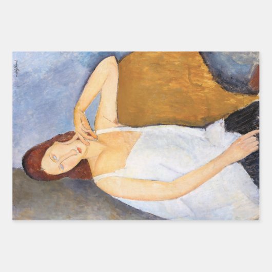Amedeo Modigliani - Auswahl der Meisterwerke Geschenkpapier Set (Vorderseite 2)