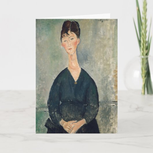 Amedeo Modigliani - Cafe Sängerin Karte (Vorderseite)