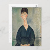 Amedeo Modigliani - Cafe Sängerin Postkarte (Vorne/Hinten)