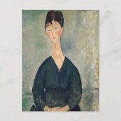 Amedeo Modigliani - Cafe Sängerin Postkarte (Vorderseite)