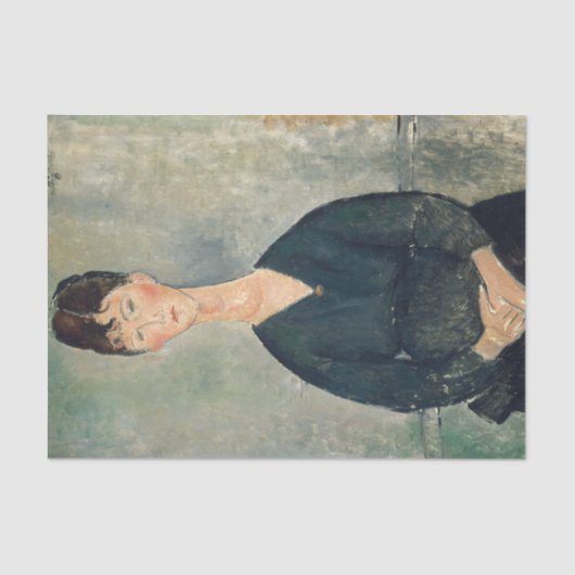 Amedeo Modigliani - Cafe Sängerin Seidenpapier (Vorderseite)
