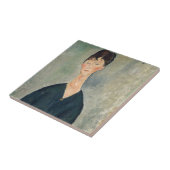 Amedeo Modigliani - Cafésängerin Fliese (Seite)