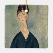 Amedeo Modigliani - Cafésängerin Keramikornament (Rückseite)
