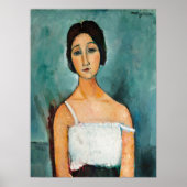 Amedeo Modigliani Christina Vintag Portrait Paint Poster (Vorne)