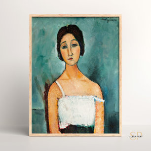 Amedeo Modigliani Christina Vintage-Porträtmalerei Poster