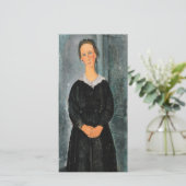 Amedeo Modigliani - Dienstmädchen Dankeskarte (Stehend Vorderseite)
