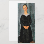 Amedeo Modigliani - Dienstmädchen Einladung (Vorne/Hinten)