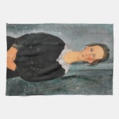 Amedeo Modigliani - Dienstmädchen Geschirrtuch (Horizontal)
