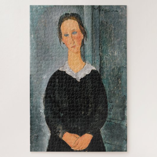 Amedeo Modigliani - Dienstmädchen Puzzle (Vertikal)