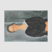 Amedeo Modigliani - Dienstmädchen Seidenpapier (Vorderseite)