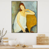 Amedeo Modigliani Ehefrau Portrait Poster (Küche)
