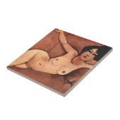 Amedeo Modigliani Frau auf einem Sofa Fliese (Seite)