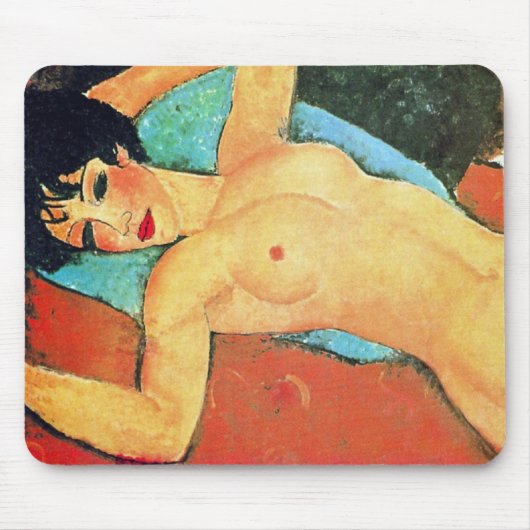 Amedeo Modigliani - Frau im Stich lassen Mousepad (Vorne)