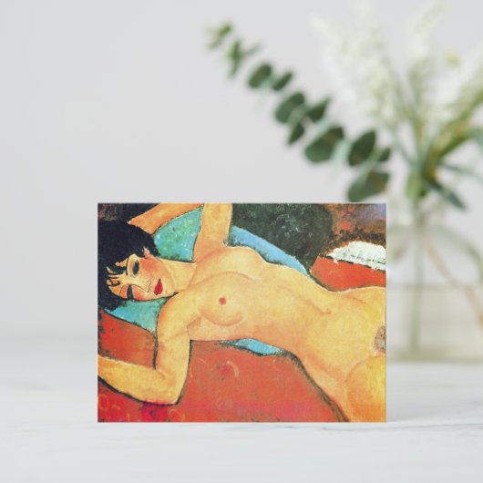 Amedeo Modigliani - Frau im Stich lassen Postkarte (Stehend Vorderseite)