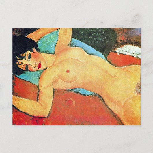 Amedeo Modigliani - Frau im Stich lassen Postkarte (Vorderseite)