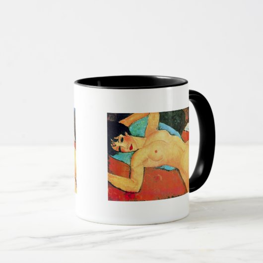 Amedeo Modigliani - Frau im Stich lassen Tasse (VorderseiteRechts)
